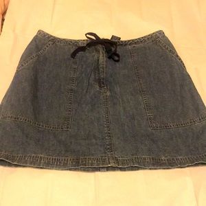 Jean skirt 16 inches long